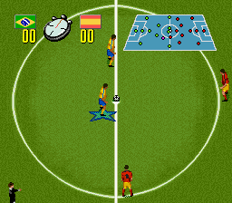 Champions World Class Soccer (USA) (En,Fr,De,Es) In game screenshot